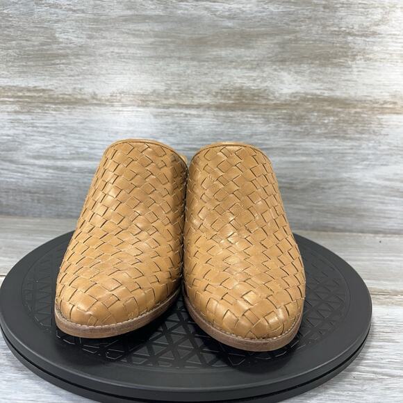 Madewell Women's The Harper Woven Leather Mules Size 9.5 - Picture 2 of 9